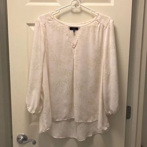Kaari Blue Pink and Beige Blouse